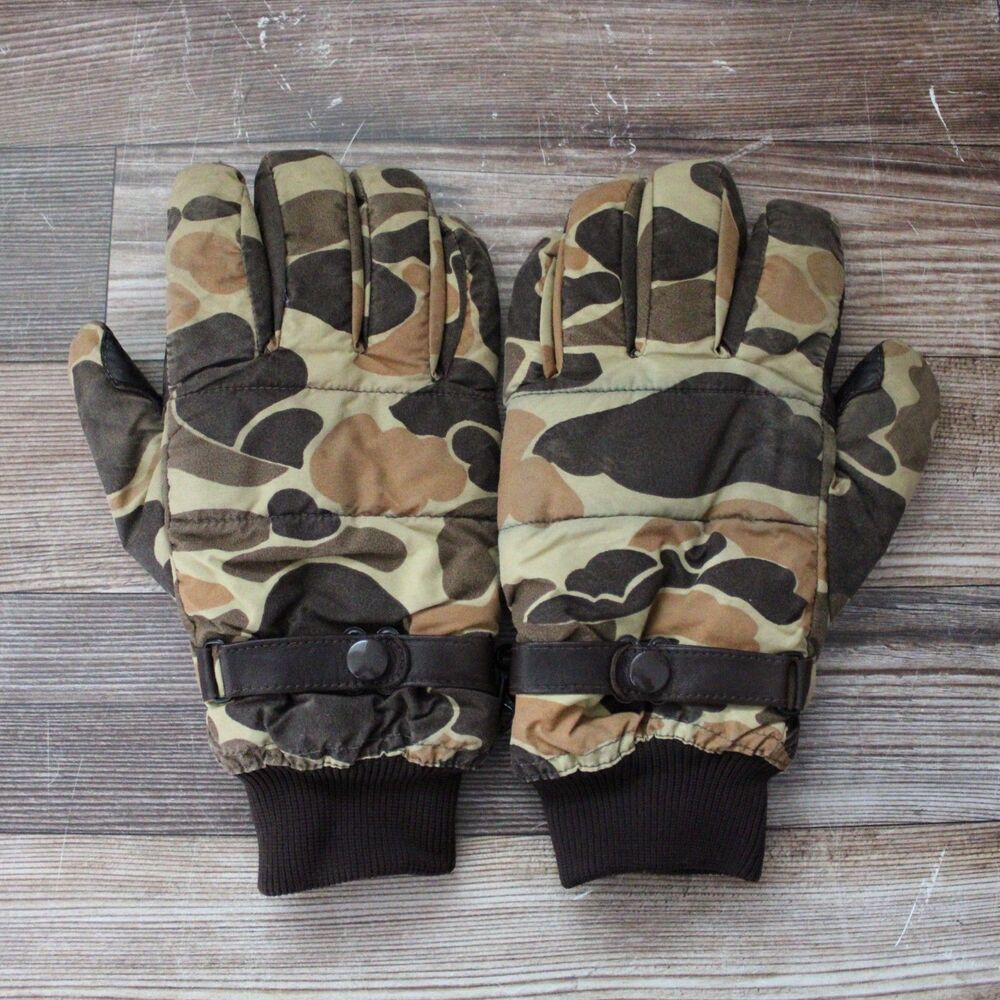 VTG Grandoe Mens M Hunting Gloves Gore-Tex Insert Camo Insulated